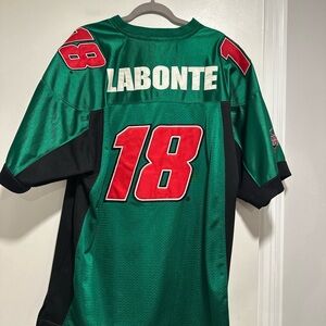 Vintage Bobby Labonte Green #18 Embroidered Chase Authentics Nascar Jersey Sz:XL
